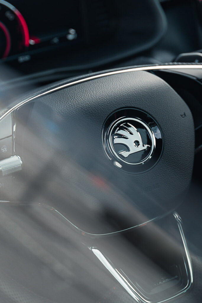 Skoda steering wheel