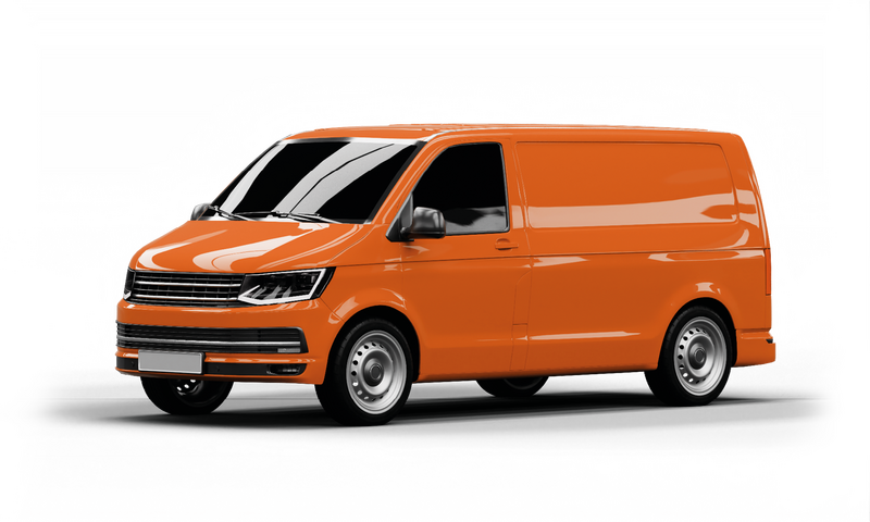 Orange van