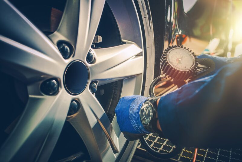 Car Tyre Pressure Check