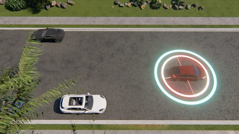 Autopilot car gps in abstract style on deep background Hud interface illustration gui Concept autonomous car Digital ai illustration Autonomous car technology | Warrantywise