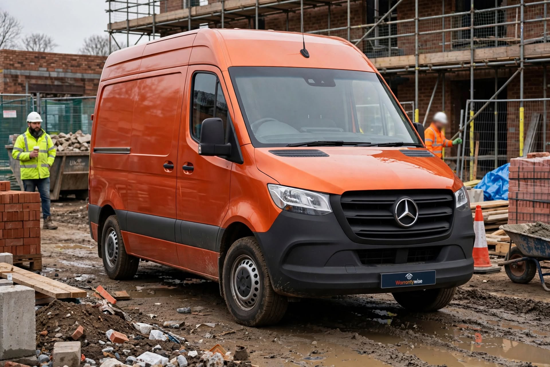 orange_sprinter_construction_site | Warrantywise