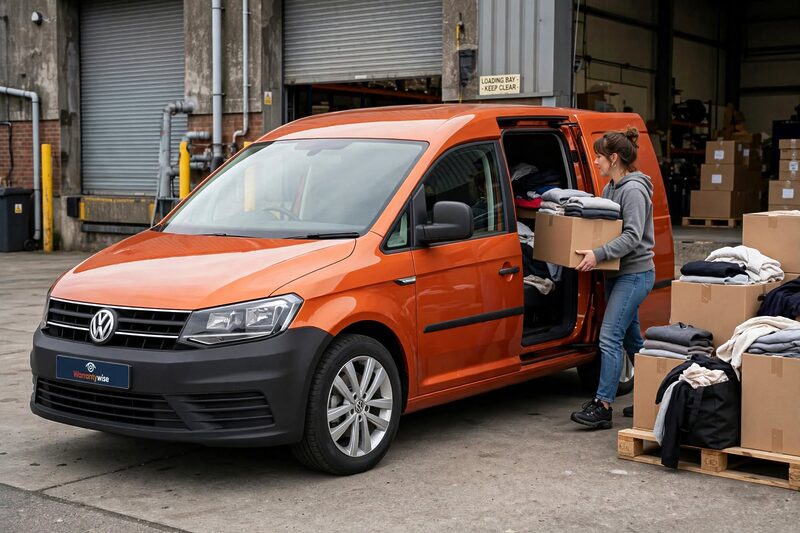 orange_van_warehouse_loading | Warrantywise