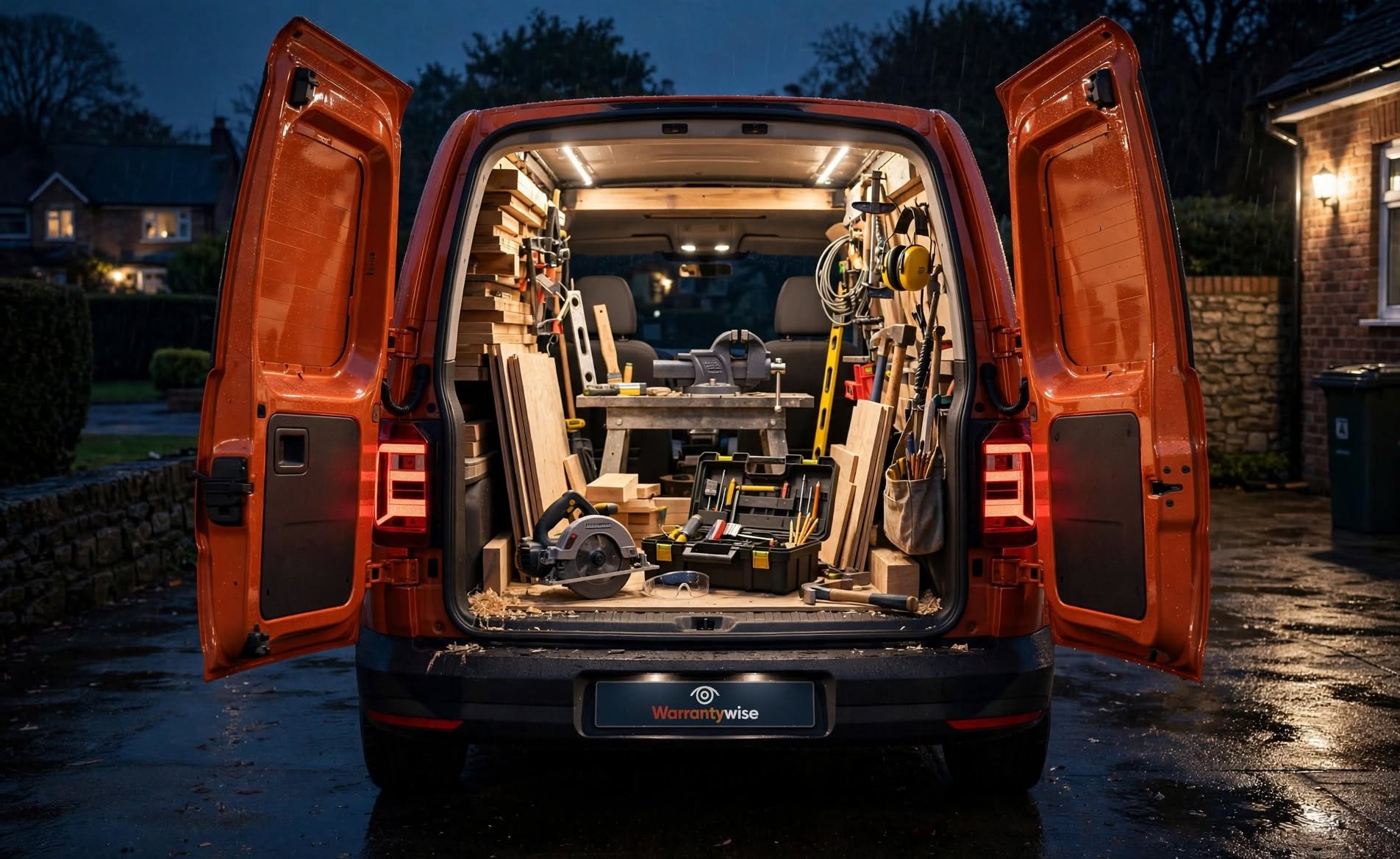 orange_van_nighttime | Warrantywise